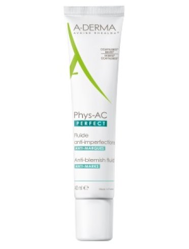 A-derma phys-ac perfect fluido - crema viso purificante anti-acne - 40 ml