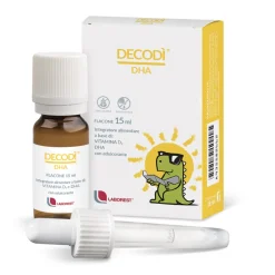 Decodì DHA - Integratore di Vitamina D per il Benessere di Ossa e Denti - 15 ml
