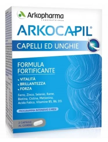 Arkocapil pack 2 confezioni da 60 capsule 52 g Arkocapil pack 2 confezioni da 60 capsule 52 g