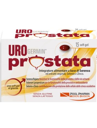 Urogermin prostata benessere sistema urinario 15 softgel