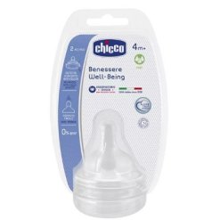 CHICCO TETTARELLA WELL BEING 4 MESI+ FAST SILICONE 2 PEZZI