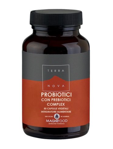 Terranova probiotici con prebiotici complex 50 capsule vegetali