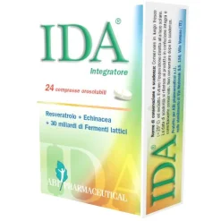 IDA - Integratore di Fermenti Lattici - 24 Compresse Orosolubili Divisibili
