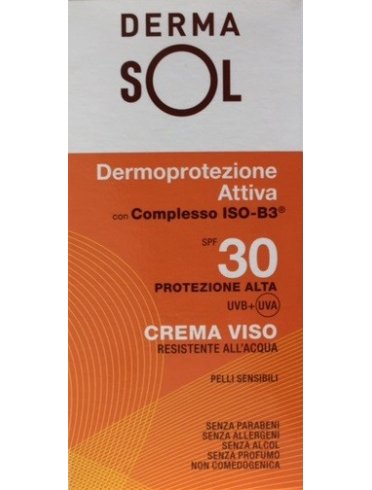 Dermasol crema viso protezione alta 30+ 50 ml
