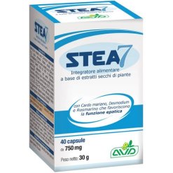 Stea7 - Integratore per la Funzione Epatica - 40 Capsule