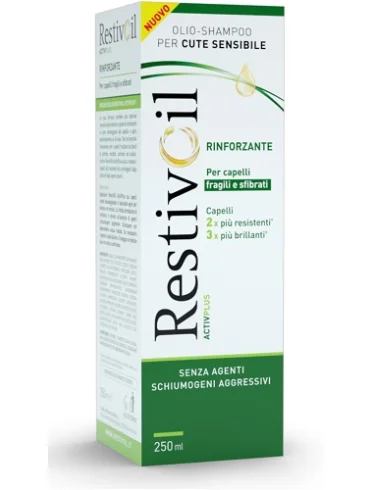Restivoil activ plus - shampoo rinforzante per capelli fragili e sfibrati - 250 ml Restivoil activ plus - shampoo rinforzante per capelli fragili e sfibrati - 250 ml