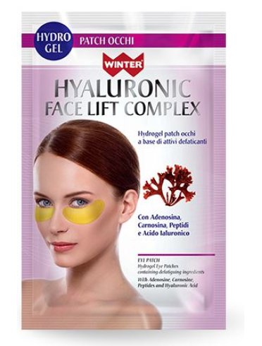 Winter hyaluronic face lift complex patch occhi rughe occhiaie 1,5 g x 2