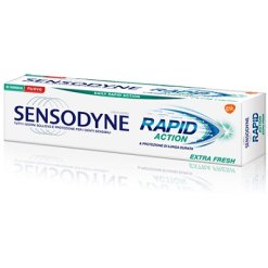 Sensodyne Rapid Action Extra Fresh - Dentifricio per Denti Sensibili - 75 g