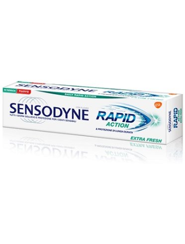 Sensodyne rapid action extra fresh - dentifricio per denti sensibili - 75 g