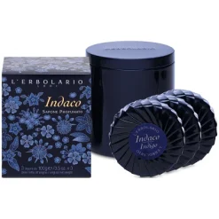 L'Erbolario Indaco - Sapone Profumato Mani e Corpo Edizione Limitata - 3 x 100 g