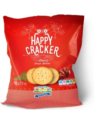 Happy farm happy crackers gusto pizza 60 g Happy farm happy crackers gusto pizza 60 g