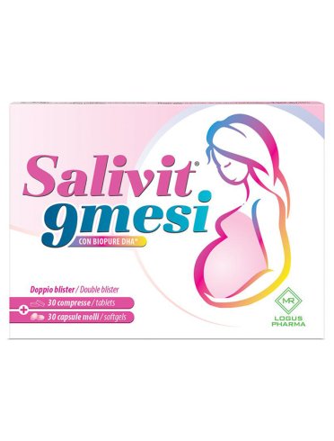 Salivit 9 mesi - integratore per donne in gravidanza - 30 compresse + 30 capsule molli