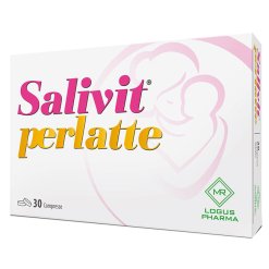 Salivit Perlatte - Integratore di Calcio e Vitamina D per Donne in Allattamento - 30 Compresse