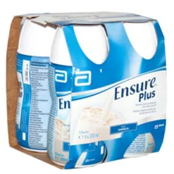 Ensure Plus - Integratore di Vitamine e Minerali - Gusto Vaniglia 4 Bottiglie x 200 ml