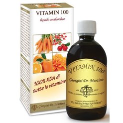 Vitamin 100 Liquido Analcolico - Integratore Multivitaminico - 500 ml