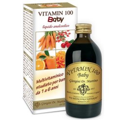 Vitamin 100 Baby Liquido Analcolico - Integratore Multivitaminico - 200 ml