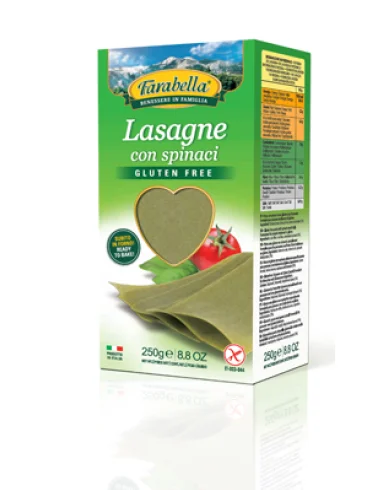Farabella i regionali lasagne con spinaci 250 g Farabella i regionali lasagne con spinaci 250 g