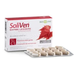 Soliven Gambe Leggere - Integratore per Gambe Stanche e Affaticate - 30 Capsule