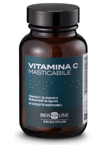 Principium vitamina c - integratore per difese immunitarie - 60 compresse masticabili