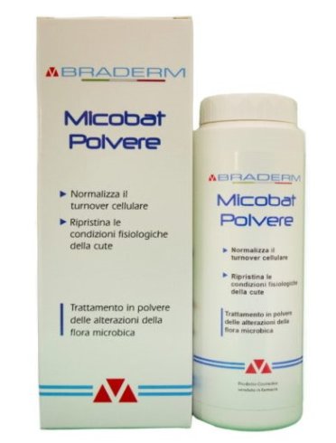 Braderm micobat - trattamento di dermatiti in polvere - 75 g