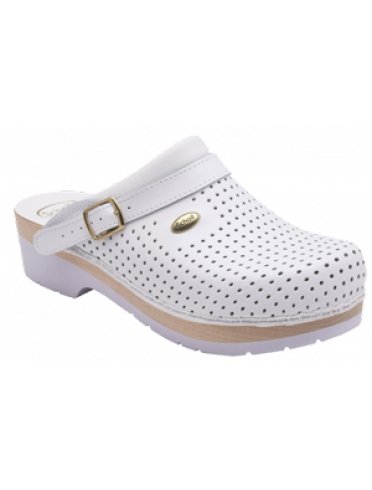 Clog s/comf.b/s ce bycast bis unisex white woods bianco 46