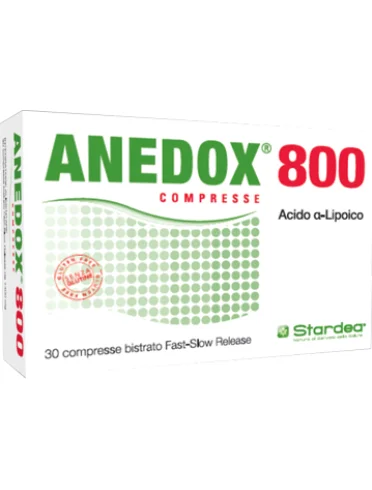 Anedox 800 - integratore di acido alfa-lipoico - 30 compresse bistrato Anedox 800 - integratore di acido alfa-lipoico - 30 compresse bistrato