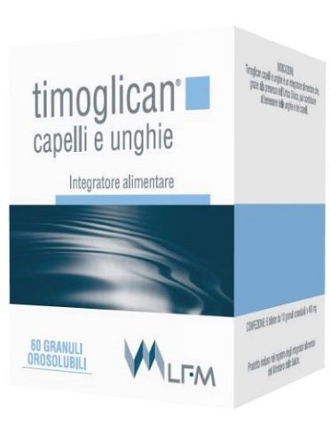 Timoglican capelli e unghie - integratore per il benessere di capelli e unghie - 60 granuli