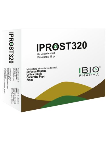 Iprost 320 - integratore per il benessere della prostata - 30 capsule molli