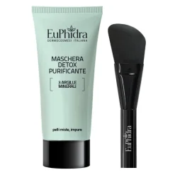 Euphidra Maschera Detox Viso Purificante 75 con Pennello