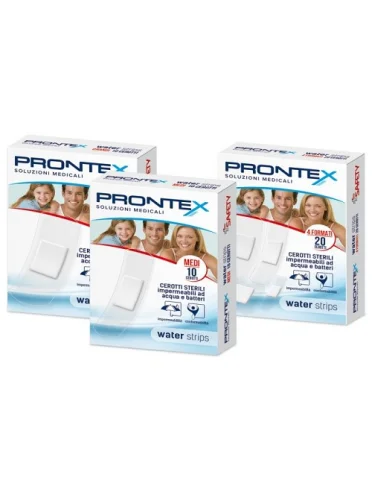 Cerotto prontex water strips assortito 20 pezzi Cerotto prontex water strips assortito 20 pezzi