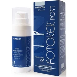 Pharcos Fotoker Post - Fluido Dermatologico per Controllo Post-Esposizione del Danno Attinico - 50 ml