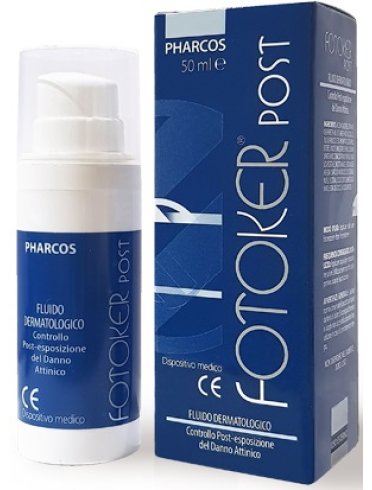 Pharcos fotoker post - fluido dermatologico per controllo post-esposizione del danno attinico - 50 ml
