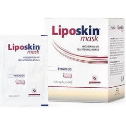 Pharcos Liposkin Mask - Maschera Viso Anti-Acne - 15 Bustine x 15 ml