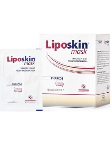 Pharcos liposkin mask - maschera viso anti-acne - 15 bustine x 15 ml
