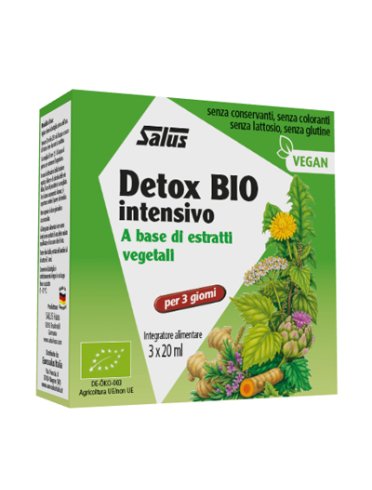 Detox bio intensivo - integratore depurativo - 3 flaconi x 20 ml