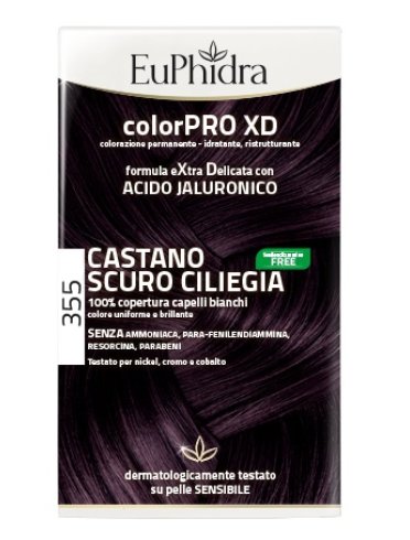 Euphidra colorpro xd 355 castano scuro ciliegia tintura capelli