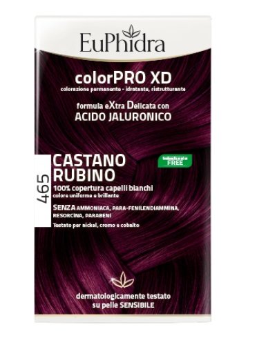 Euphidra colorpro xd 465 castano rubino tintura capelli