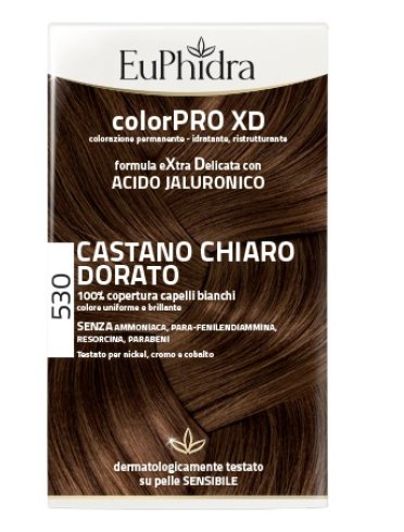 Euphidra colorpro xd 530 castano chiaro dorato tintura capelli