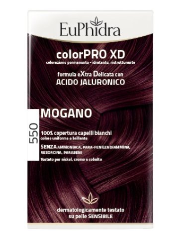 Euphidra colorpro xd 550 mogano tintura capelli