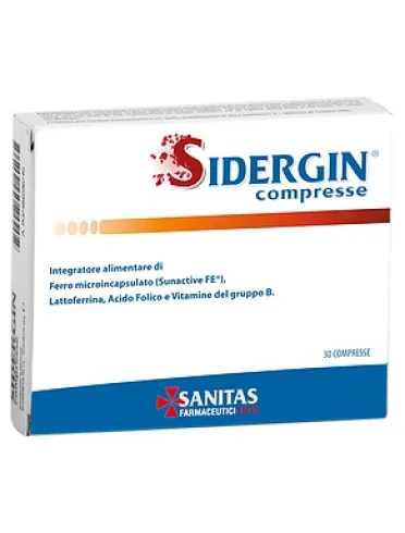 Sidergin integratore di ferro 30 compresse Sidergin integratore di ferro 30 compresse