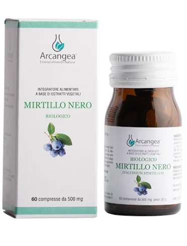 Mirtillo nero biologico 60 compresse Mirtillo nero biologico 60 compresse