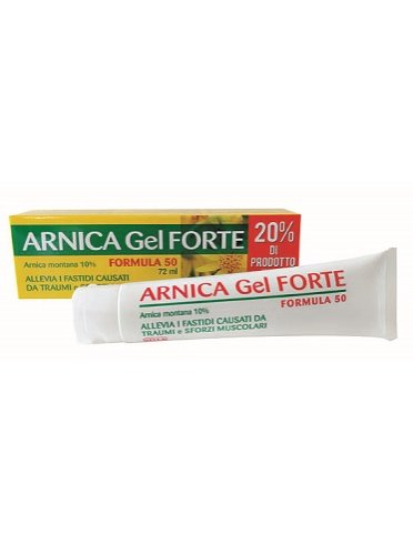 Arnica 10% gel forte formula 50 crema per contusioni 72 ml