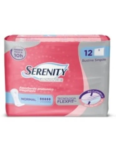 Serenity assorbente advance normal 6 x 12 pezzi Serenity assorbente advance normal 6 x 12 pezzi