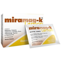 Miramag-K Lemon - Integratore di Magnesio e Potassio - 20 Bustine