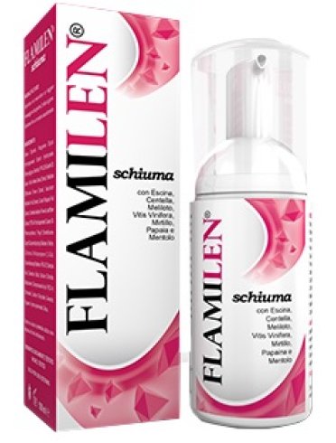 Flamilen schiuma - trattamento di gambe stanche e pesanti - 100 ml