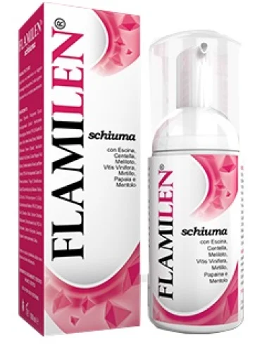 Flamilen schiuma - trattamento di gambe stanche e pesanti - 100 ml Flamilen schiuma - trattamento di gambe stanche e pesanti - 100 ml