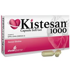 Kistesan 1000 - Integratore di Omega 3 per il Controllo dei Trigliceridi - 20 Capsule Molli