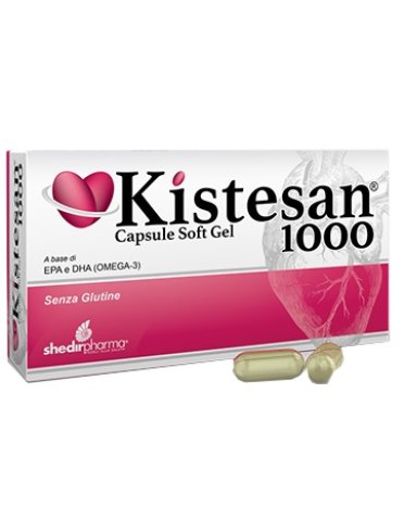 Kistesan 1000 - integratore di omega 3 per il controllo dei trigliceridi - 20 capsule molli