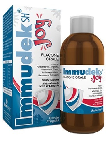 Immudek joy fragola - sciroppo per difese immunitarie - 200 ml