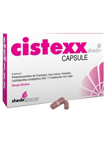 Cistexx shedir - integratore per cistite e vie urinarie - 14 capsule